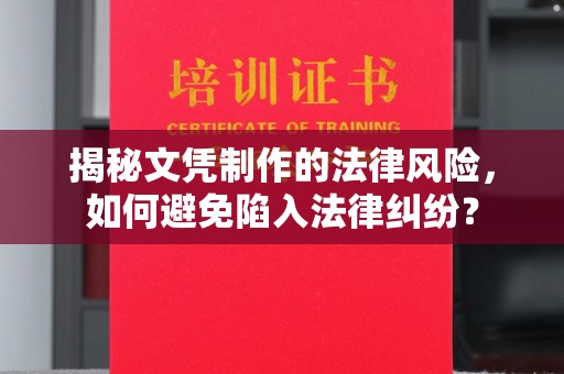 乡城揭秘文凭制作的法律风险，如何避免陷入法律纠纷？